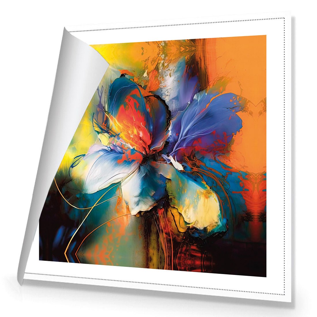 Blue Blossom I - Wall Art Designs - WB_100634_AS_Q CAF_CP - MPY - 260 - M - R_37x37_NONE