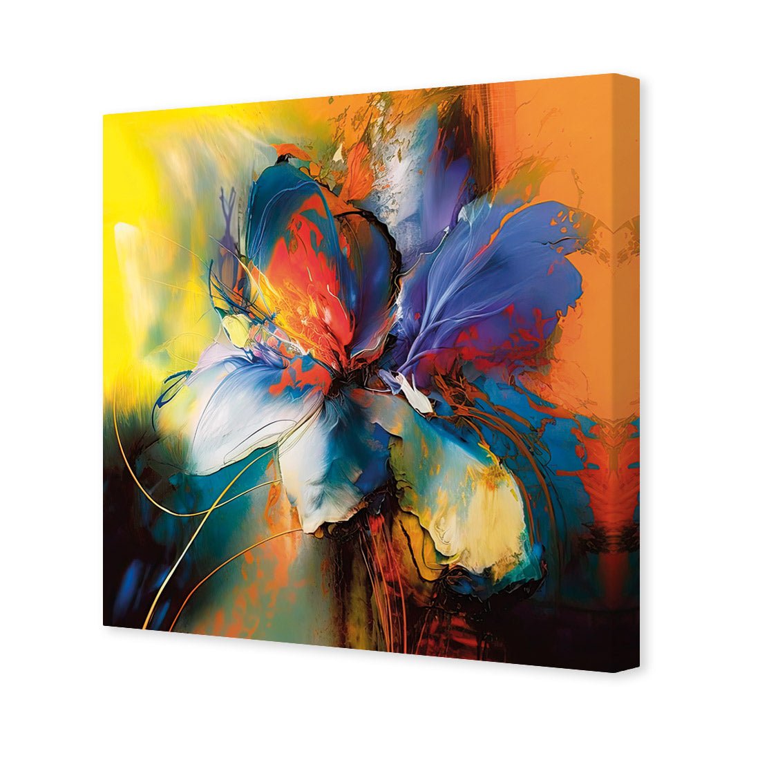 Blue Blossom I - Wall Art Designs - WB_100634_AS_Q CAF_CP - MPY - 260 - M - S - S_37x37_NONE