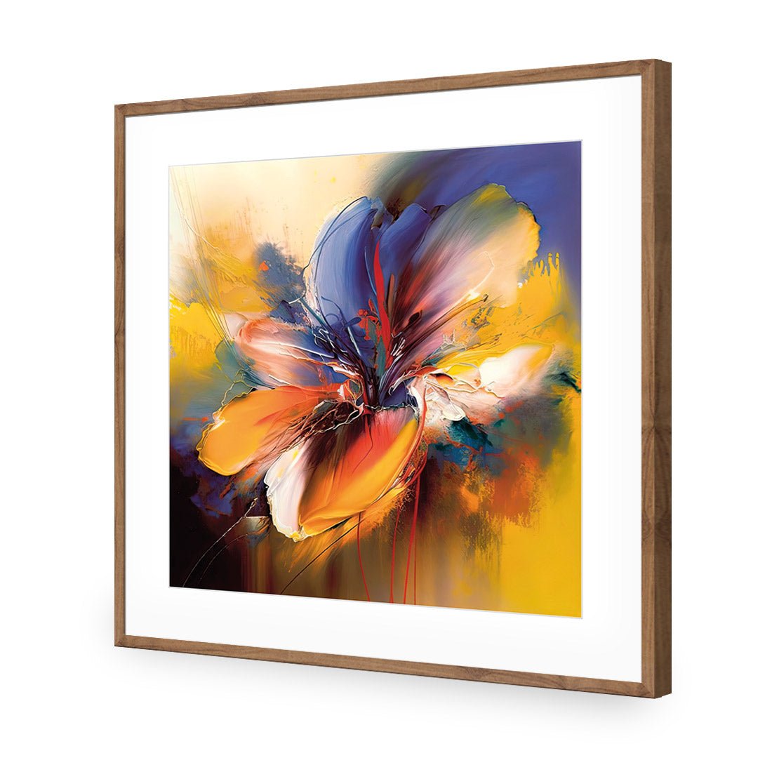 Blue Blossom II - Wall Art Designs - WB_100653_AS_Q CAF_AP - 030 - MAT_37x37_S - 2538 - NAT