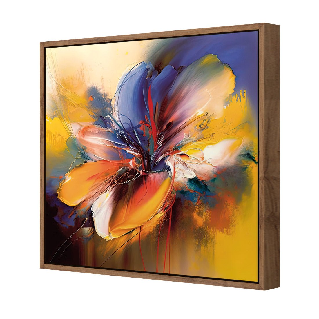 Blue Blossom II - Wall Art Designs - WB_100653_AS_Q CAF_CP - MPY - 260 - M - S - S_37x37_S - 1550 - NAT