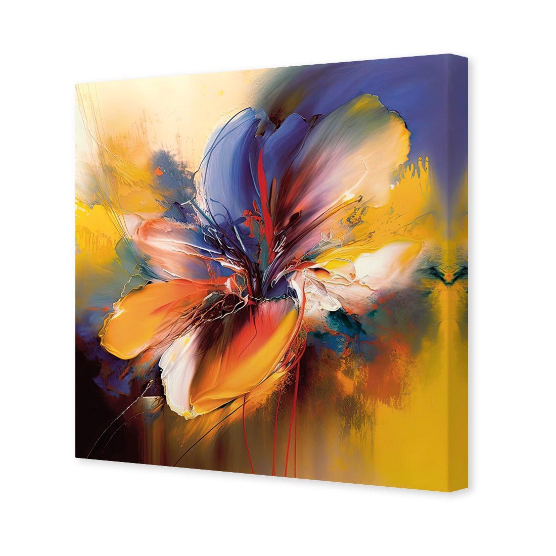 Blue Blossom II - Wall Art Designs - WB_100653_AS_Q CAF_CP - MPY - 260 - M - S - S_37x37_NONE