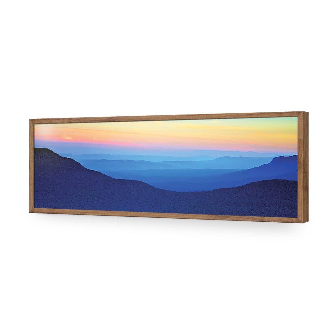 Blue Mountain Sunset (Long) - Wall Art Designs - 1198_AL_H WAD_AP - 030 - EDG_90x30_S - 2538 - NAT