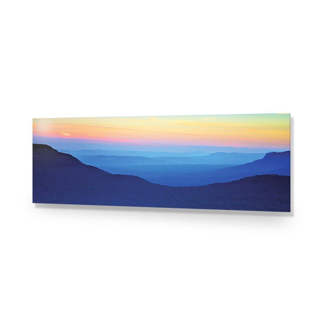 Blue Mountain Sunset (Long) - Wall Art Designs - 1198_AL_H WAD_AP - 030 - EDG_90x30_NONE