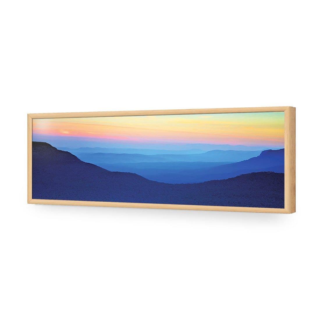 Blue Mountain Sunset (Long) - Wall Art Designs - 1198_AL_H WAD_AP - 030 - EDG_90x30_S - 2538 - OAK