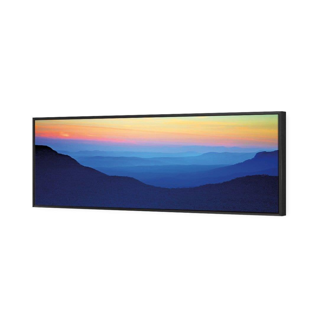 Blue Mountain Sunset (Long) - Wall Art Designs - 1198_AL_H WAD_CP - MPY - 260 - M - S - S_60x20_S - 1550 - BLK