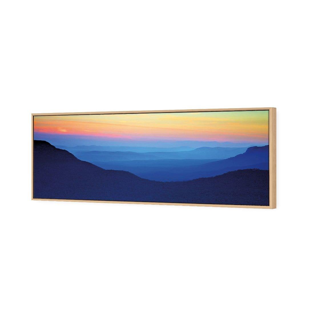 Blue Mountain Sunset (Long) - Wall Art Designs - 1198_AL_H WAD_CP - MPY - 260 - M - S - S_60x20_S - 1550 - OAK