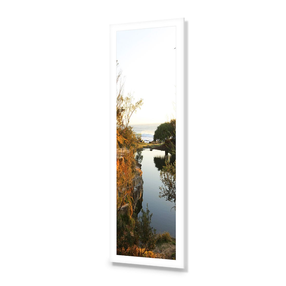 Blue Pool of Yamba (long) - Wall Art Designs - 828_AL_V WAD_AP - 030 - MAT_90x30_NONE