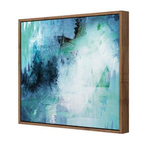 Blue Symphony | Standard Canvas | Floating Frame | Natural
