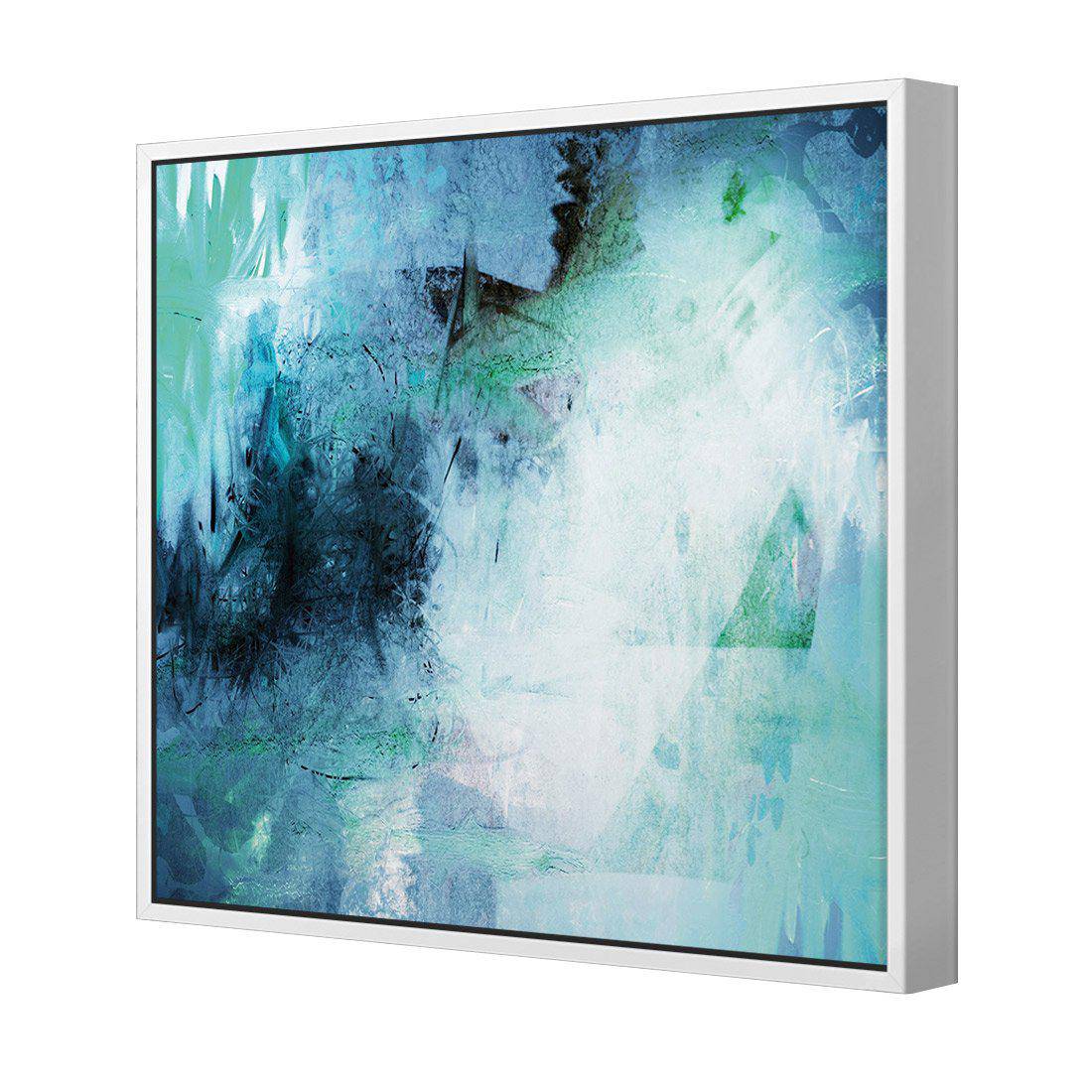 Blue Symphony | Standard Canvas | Floating Frame | White