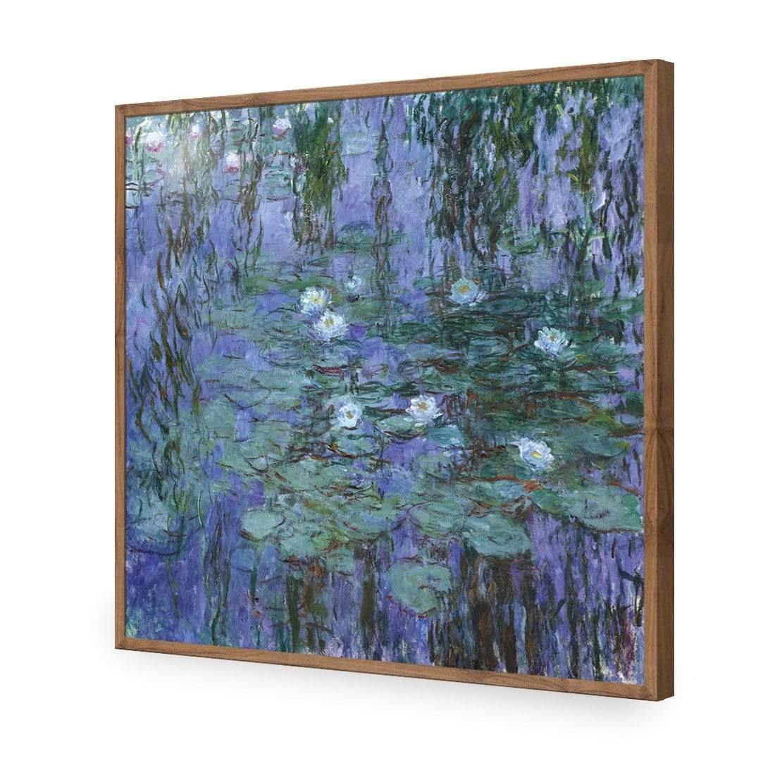 Blue Water Lilies By Monet - Wall Art Designs - 3407_AS_Q WAD_AP - 030 - EDG_37x37_S - 2538 - NAT