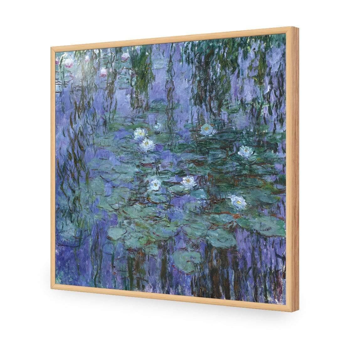 Blue Water Lilies By Monet - Wall Art Designs - 3407_AS_Q WAD_AP - 030 - EDG_37x37_S - 2538 - OAK