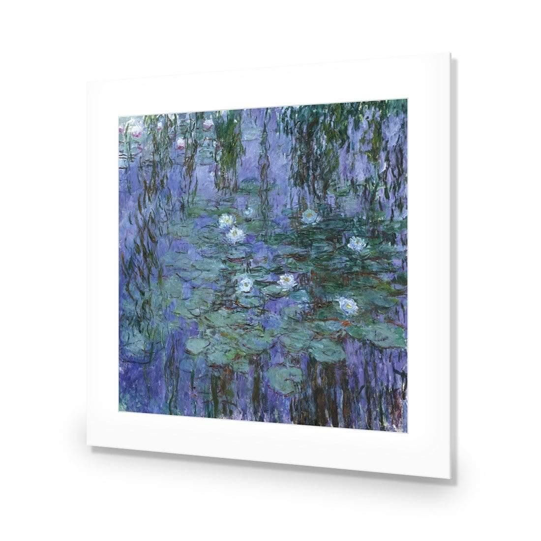 Blue Water Lilies By Monet - Wall Art Designs - 3407_AS_Q WAD_AP - 030 - MAT_37x37_NONE