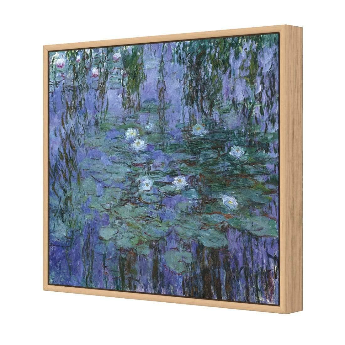 Blue Water Lilies By Monet - Wall Art Designs - 3407_AS_Q WAD_CP - MPY - 260 - M - S - S_37x37_S - 1550 - OAK