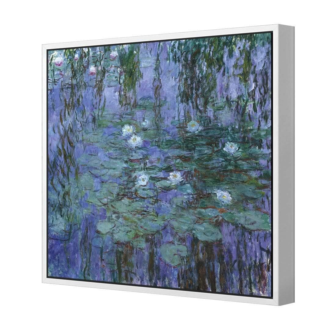 Blue Water Lilies By Monet - Wall Art Designs - 3407_AS_Q WAD_CP - MPY - 260 - M - S - S_37x37_S - 1550 - WHT