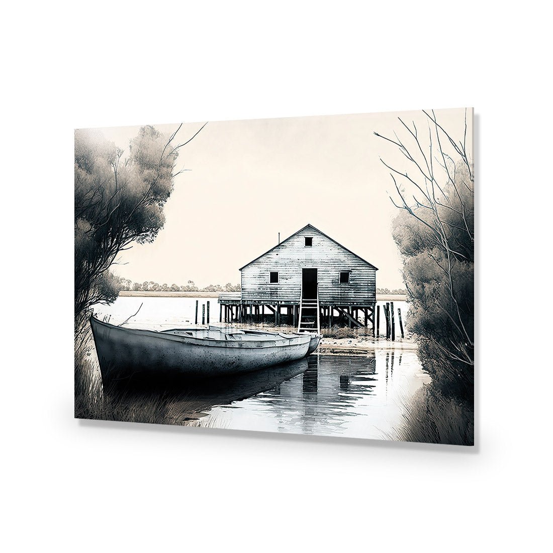 Boat House - Wall Art Designs - WH_1134_AR_H CAF_AP - 030 - EDG_45x30_NONE