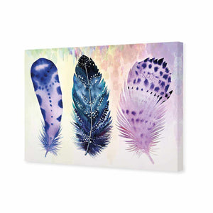 Boho Feathers | Standard Canvas | No Frame | Stretched Canvas