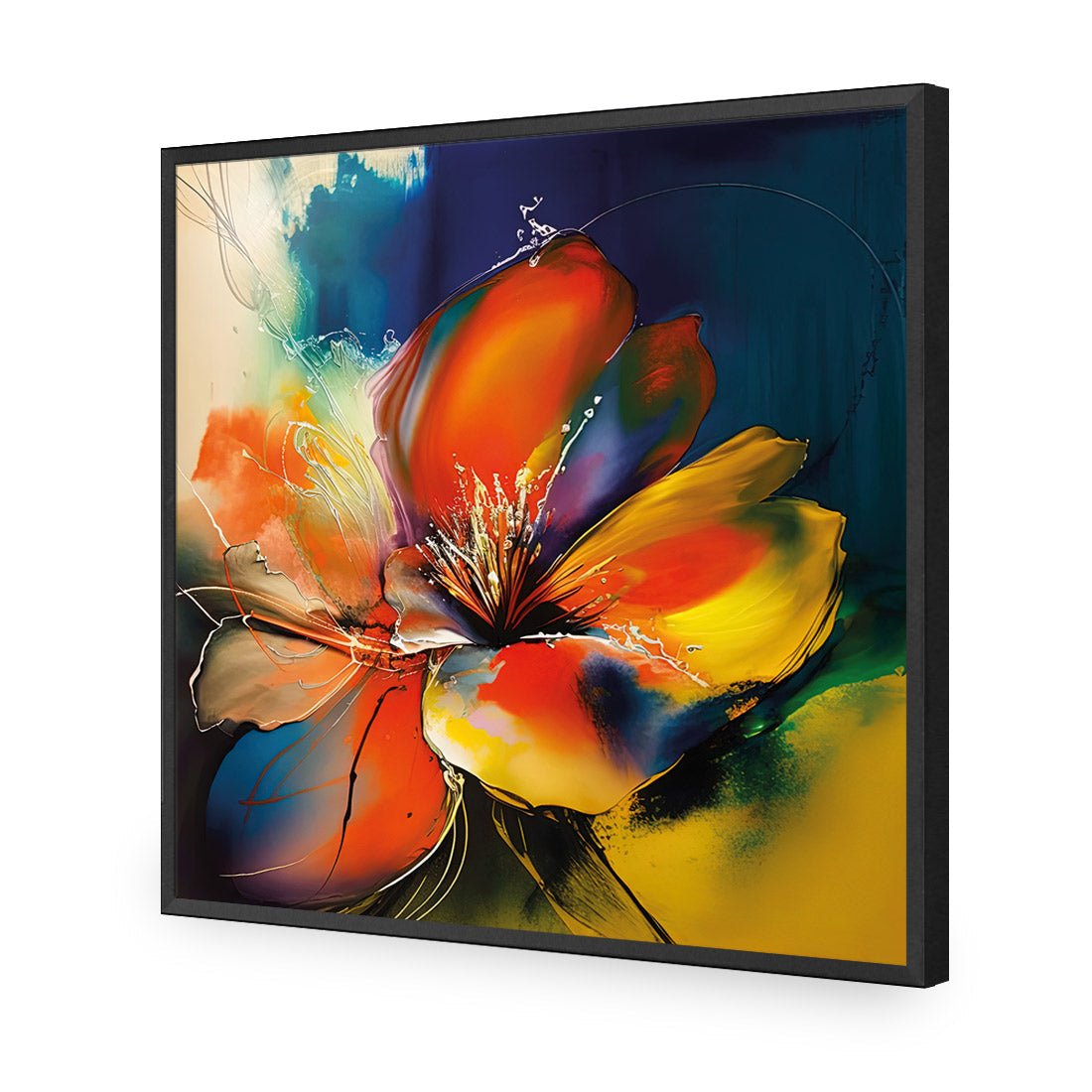 Bold Blossom - Wall Art Designs - WB_100658_AS_Q CAF_AP - 030 - EDG_37x37_S - 2538 - BLK