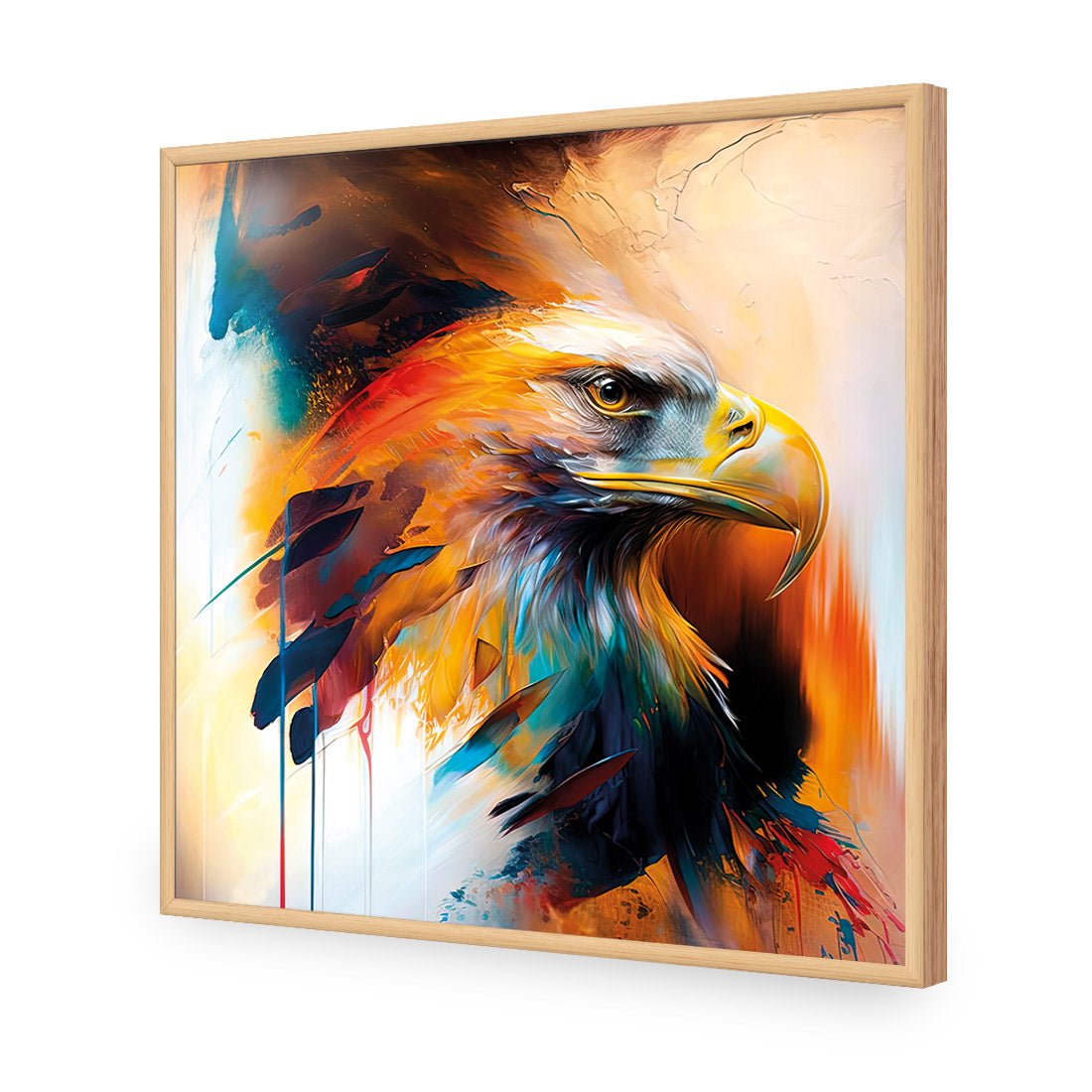 Bold Eagle I - Wall Art Designs - WB_100607_AS_Q CAF_AP - 030 - EDG_37x37_S - 2538 - OAK