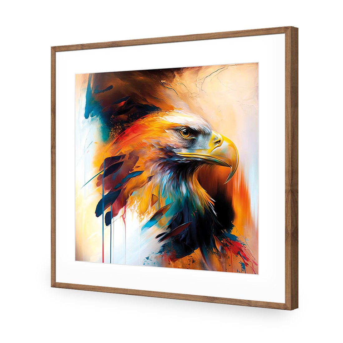 Bold Eagle I - Wall Art Designs - WB_100607_AS_Q CAF_AP - 030 - MAT_37x37_S - 2538 - NAT