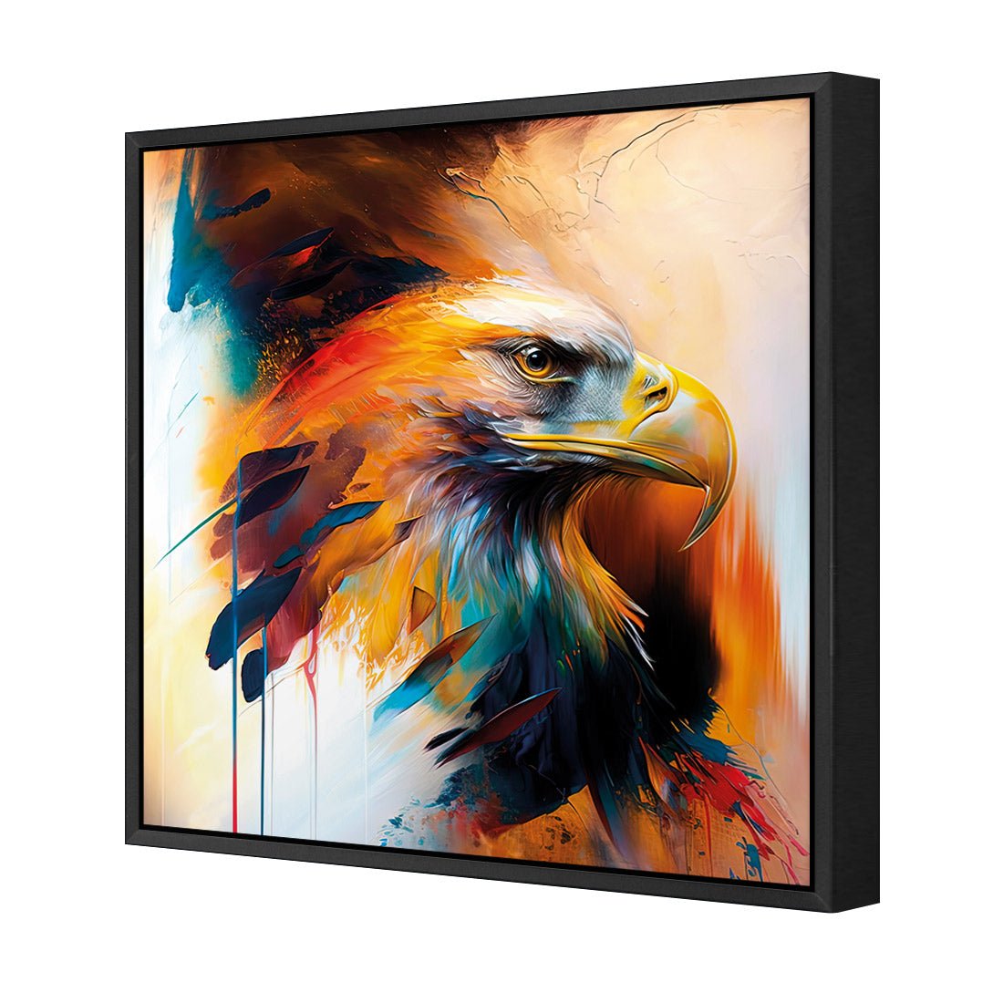 Bold Eagle I - Wall Art Designs - WB_100607_AS_Q CAF_CP - MPY - 260 - M - S - S_37x37_S - 1550 - BLK