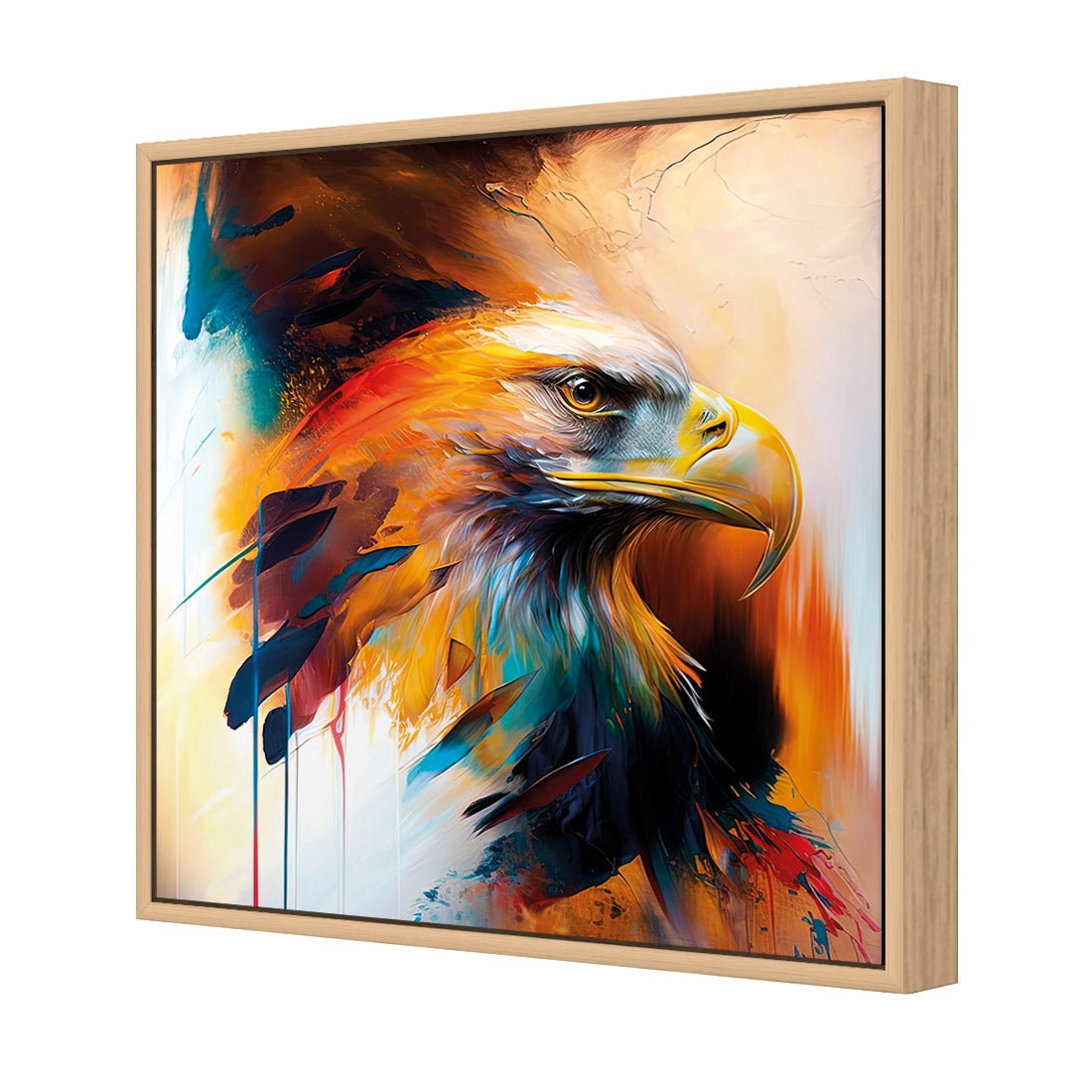 Bold Eagle I - Wall Art Designs - WB_100607_AS_Q CAF_CP - MPY - 260 - M - S - S_37x37_S - 1550 - OAK