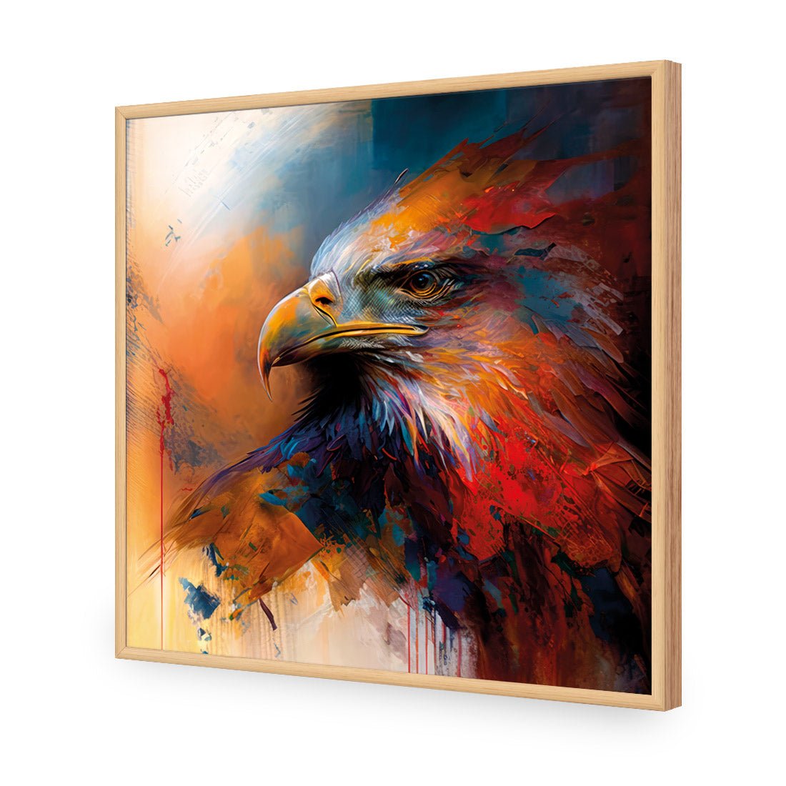 Bold Eagle II - Wall Art Designs - WB_100609_AS_Q CAF_AP - 030 - EDG_37x37_S - 2538 - OAK