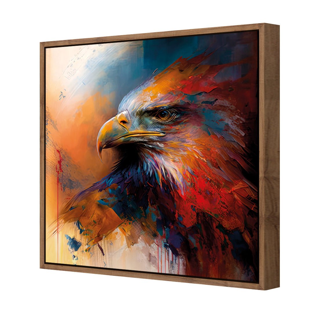 Bold Eagle II - Wall Art Designs - WB_100609_AS_Q CAF_CP - MPY - 260 - M - S - S_37x37_S - 1550 - NAT