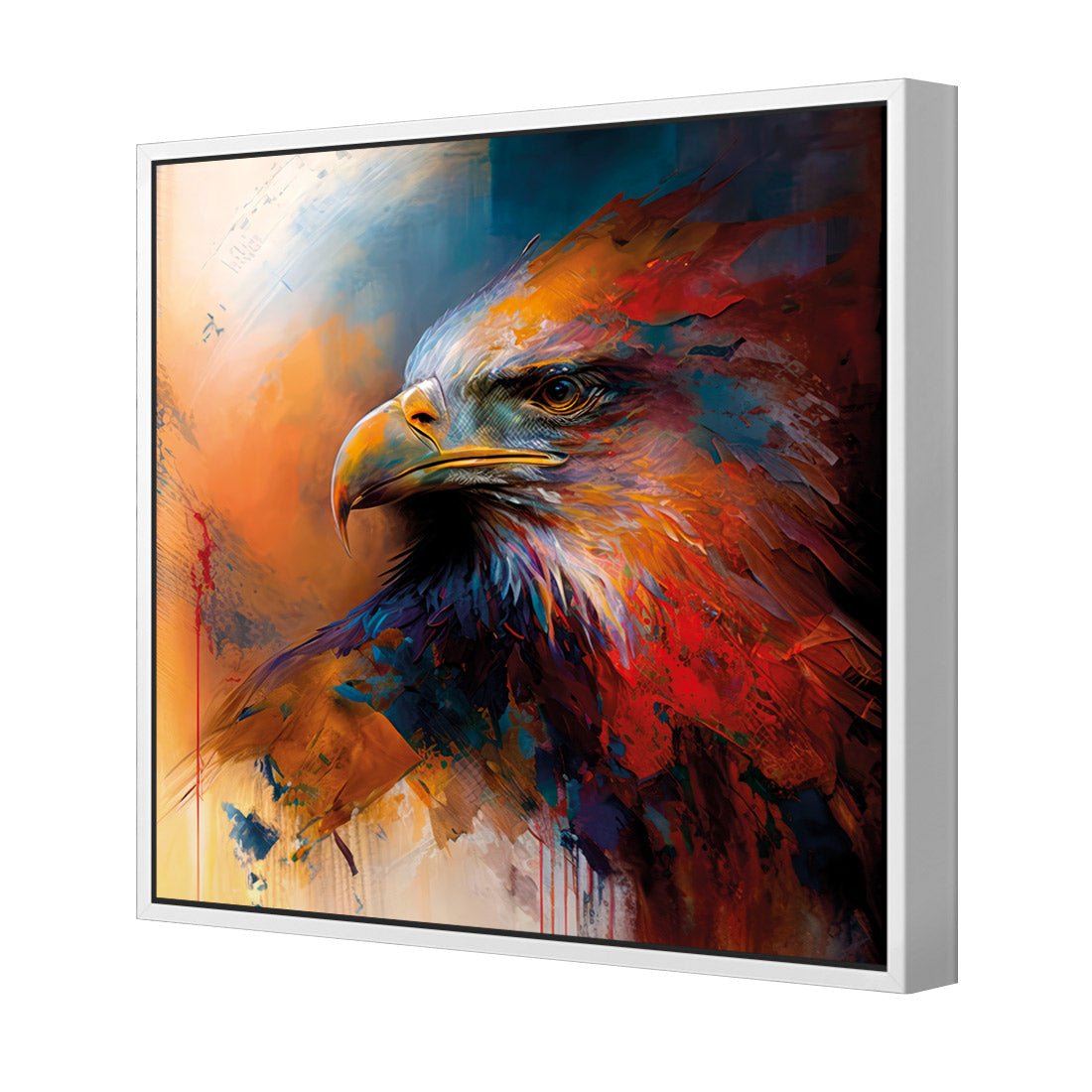 Bold Eagle II - Wall Art Designs - WB_100609_AS_Q CAF_CP - MPY - 260 - M - S - S_37x37_S - 1550 - WHT