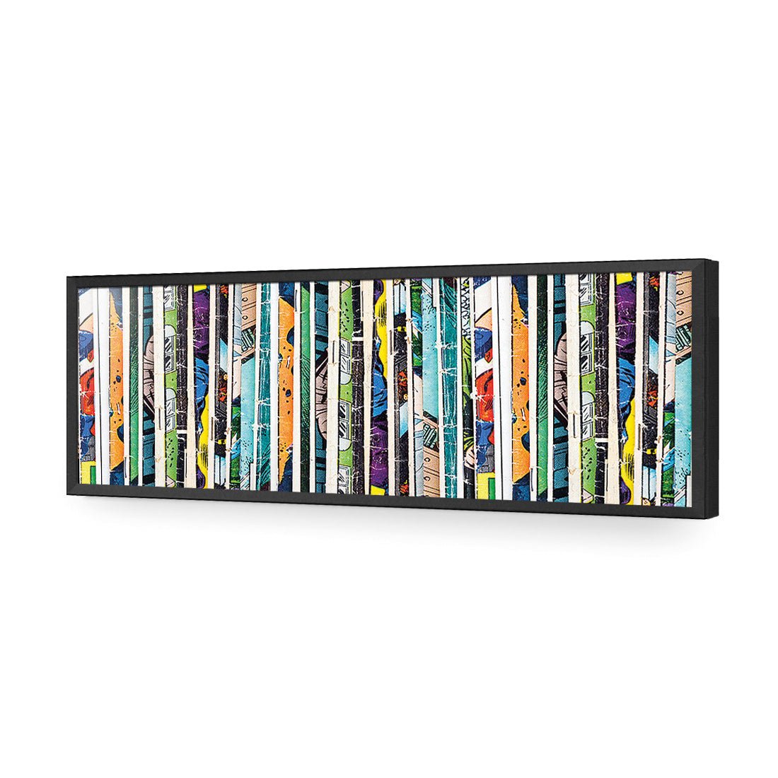 Book Spines (long) - Wall Art Designs - 2154_AL_H WAD_AP - 030 - EDG_90x30_S - 2538 - BLK