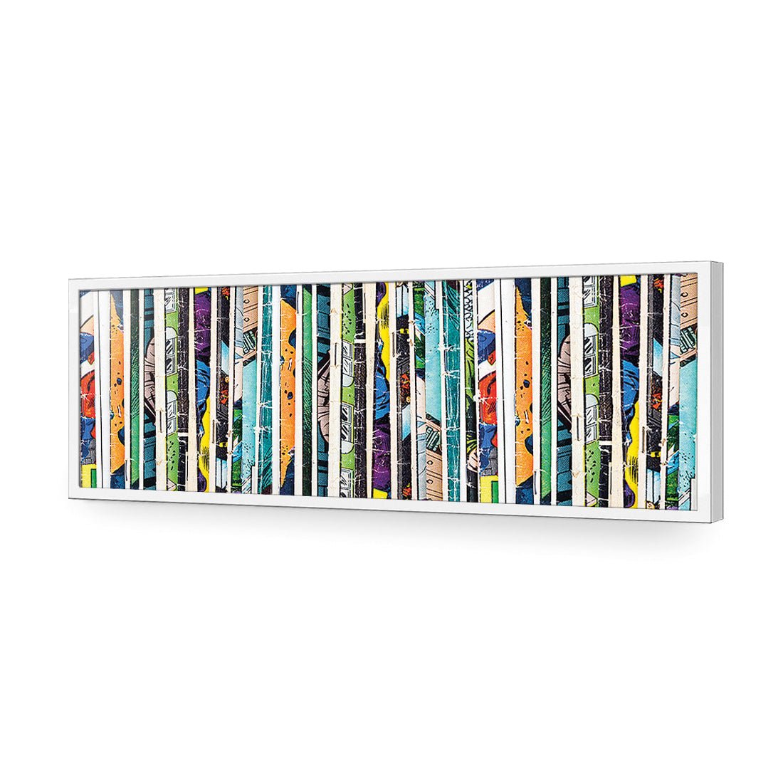 Book Spines (long) - Wall Art Designs - 2154_AL_H WAD_AP - 030 - EDG_90x30_S - 2538 - WHT