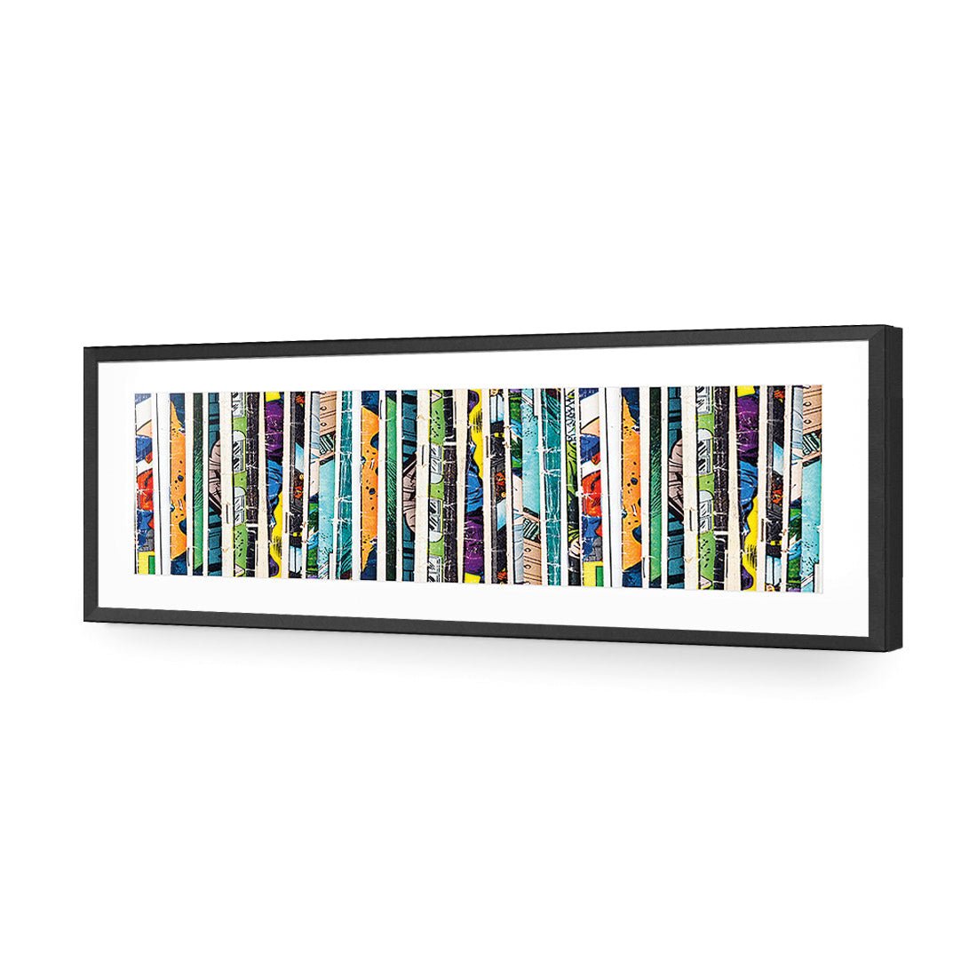 Book Spines (long) - Wall Art Designs - 2154_AL_H WAD_AP - 030 - MAT_90x30_S - 2538 - BLK