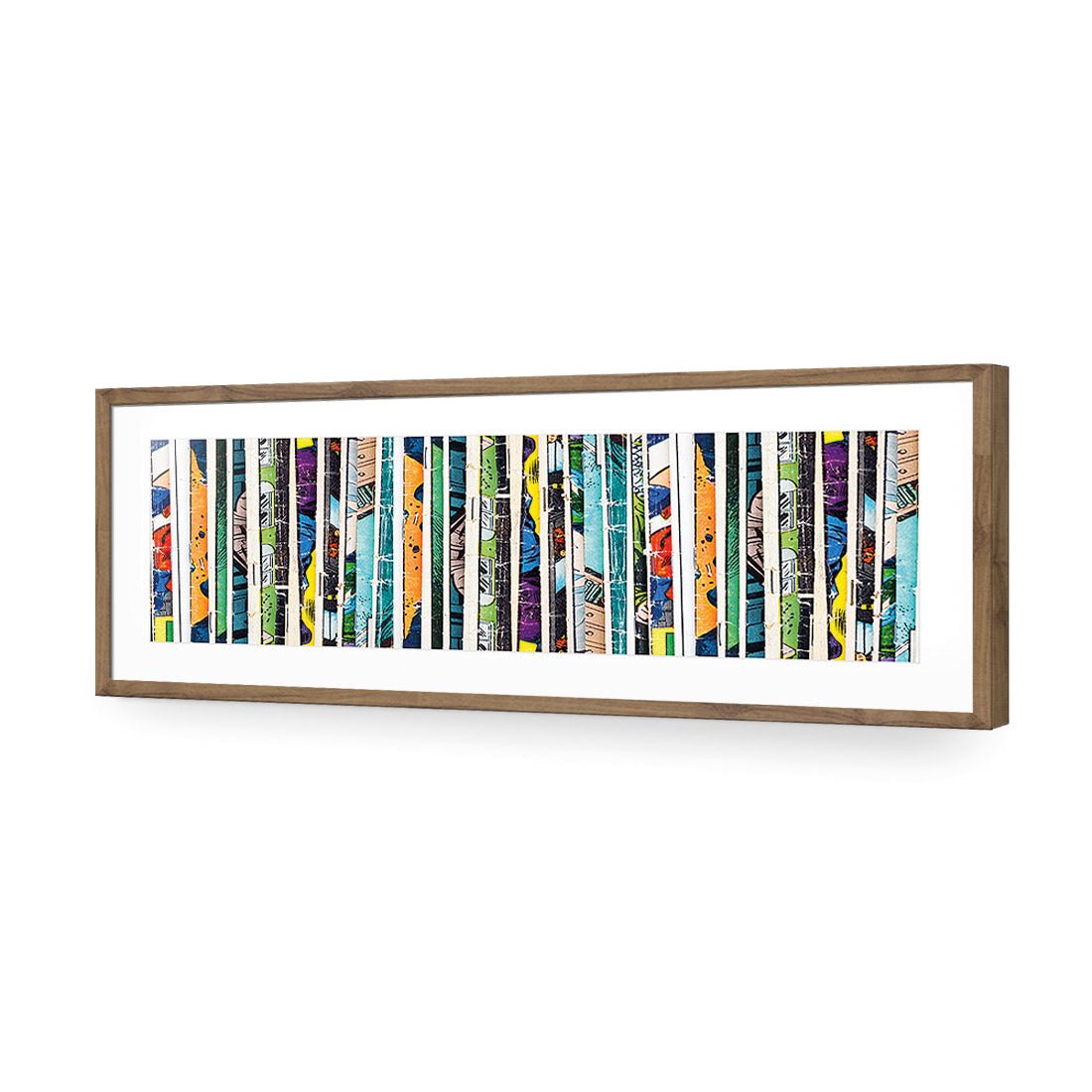 Book Spines (long) - Wall Art Designs - 2154_AL_H WAD_AP - 030 - MAT_90x30_S - 2538 - NAT