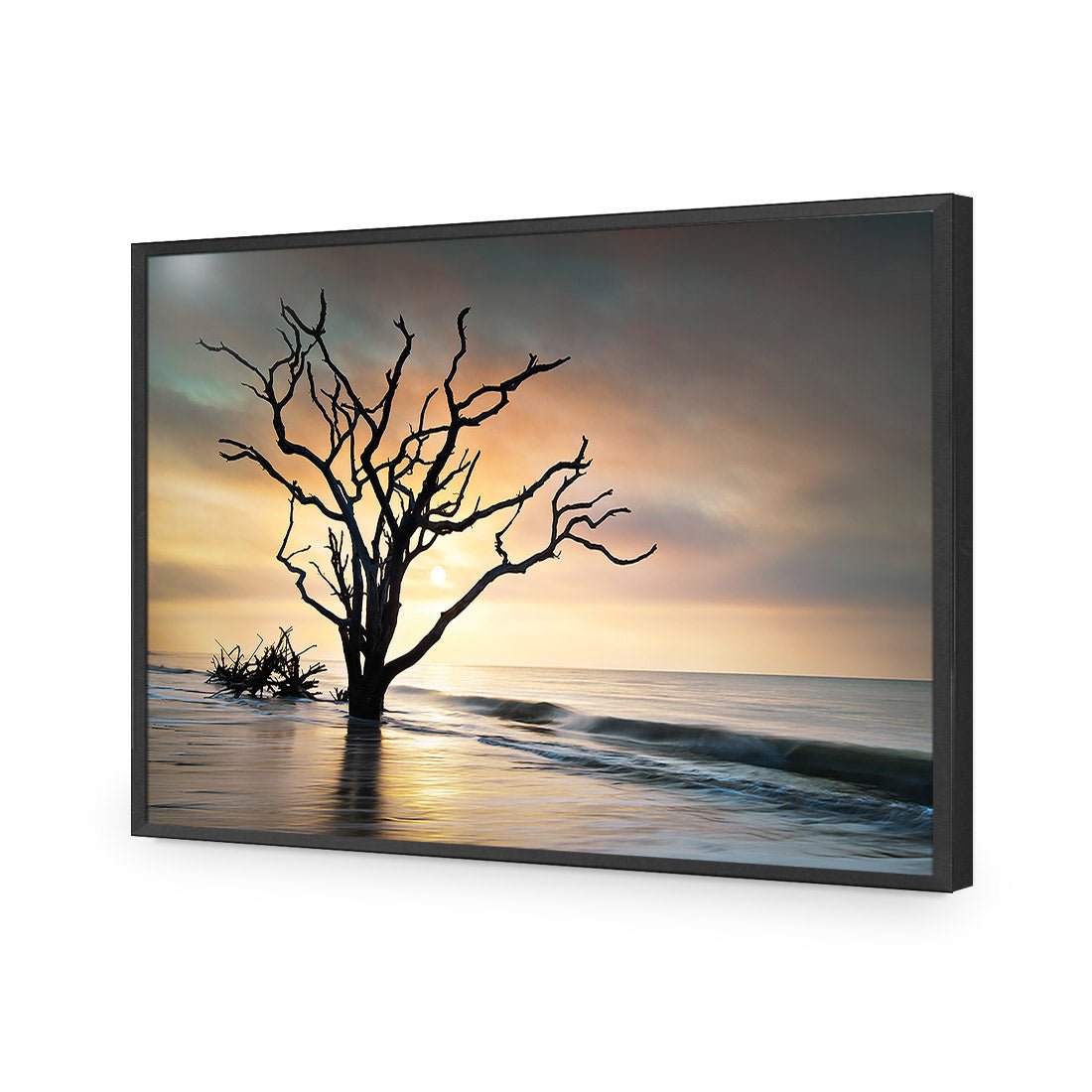 Botany Bay Sunrise Acrylic Glass Art - Wall Art Designs - 2692_AR_H WAD_AP - 030 - EDG_45x30_S - 2538 - BLK