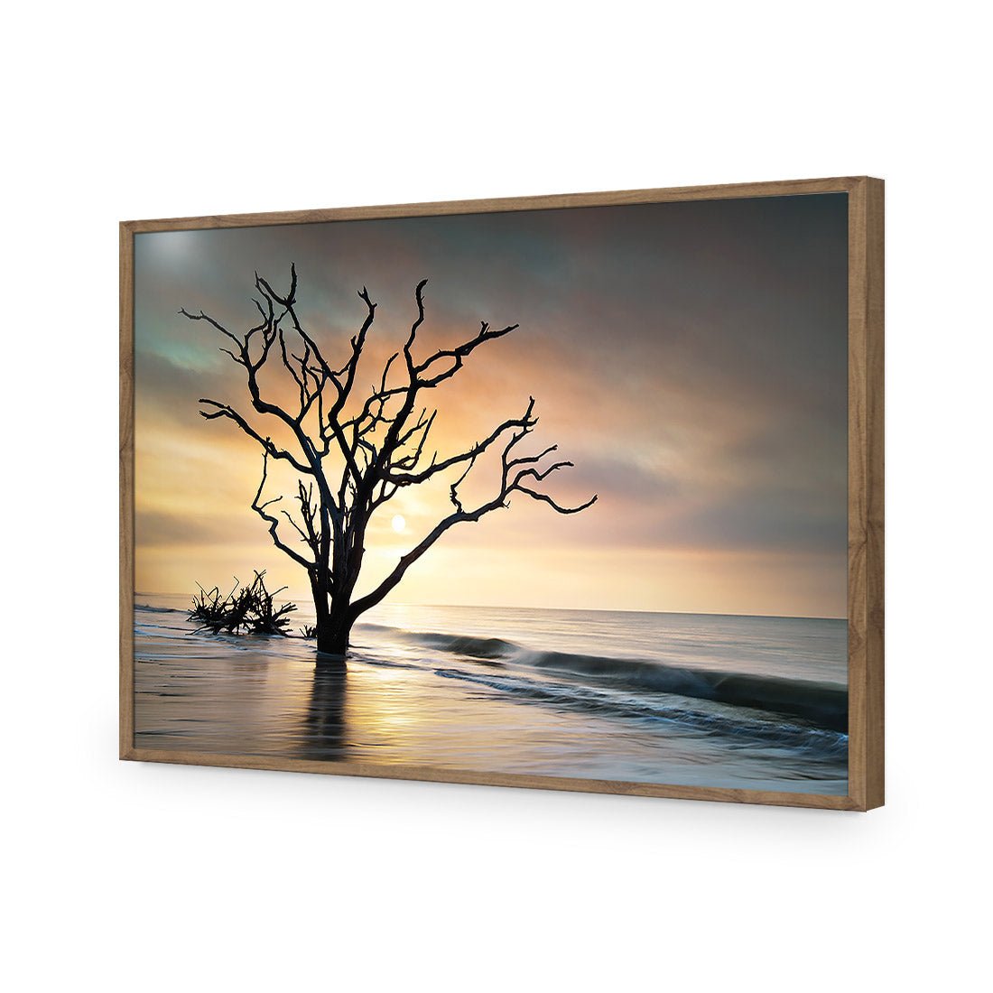 Botany Bay Sunrise | Standard Acrylic | Flat Frame No Border | Natural