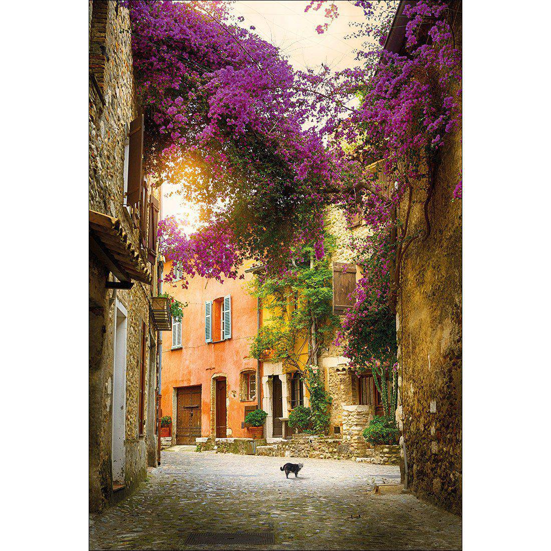 Bougainvillea Alley Canvas Art - Wall Art Designs - 2145_AR_V WAD_CP - MPY - 260 - M - S - S_45x30_NONE