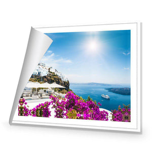 Bougainvillea In Greece | Standard Canvas | No Frame | Rolled Canvas