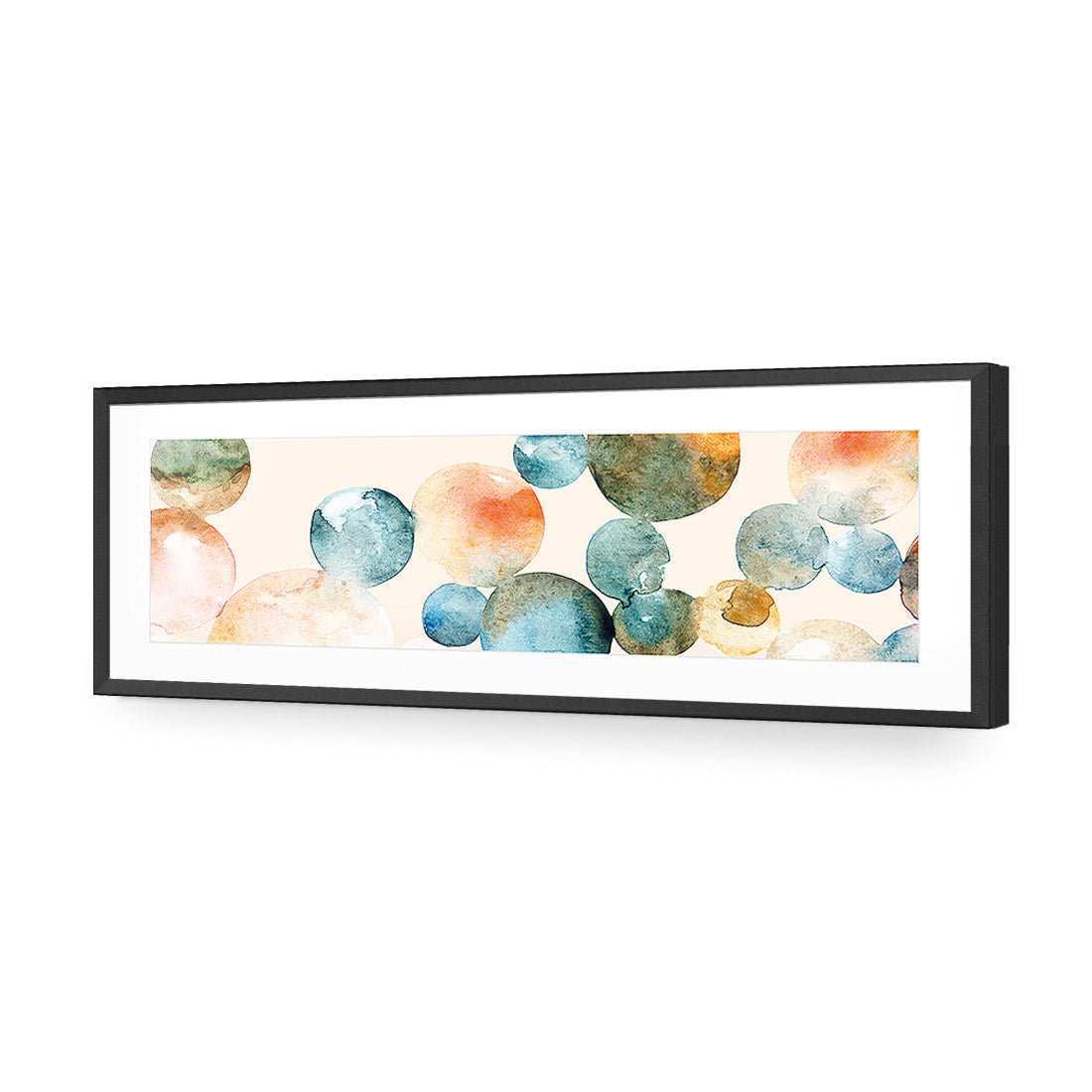 Bouncing Bubbles (long) - Wall Art Designs - 2458_AL_H WAD_AP - 030 - MAT_90x30_S - 2538 - BLK