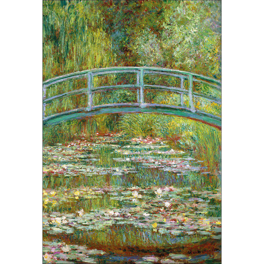 Bridge Over Rose Pond by Monet