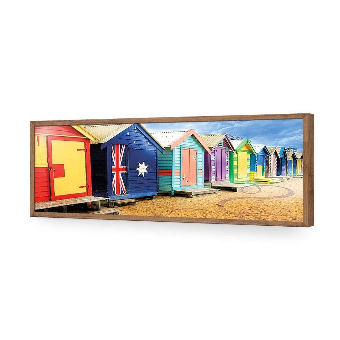 Brighton Beach Boxes, Arty (Long) - Wall Art Designs - 377_DL_H WAD_AP - 030 - EDG_90x30_S - 2538 - NAT