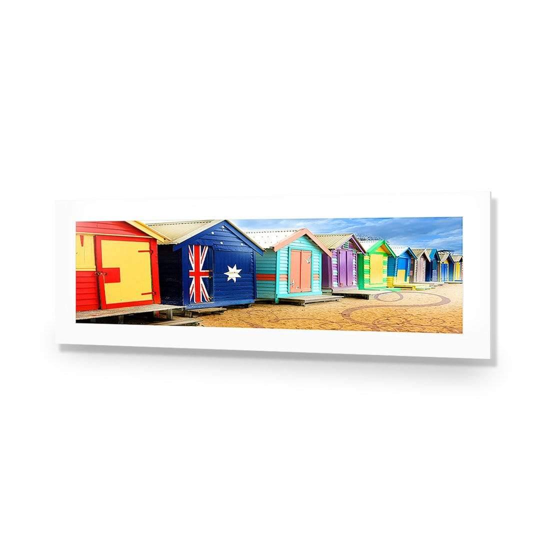 Brighton Beach Boxes, Arty (Long) - Wall Art Designs - 377_DL_H WAD_AP - 030 - MAT_90x30_NONE