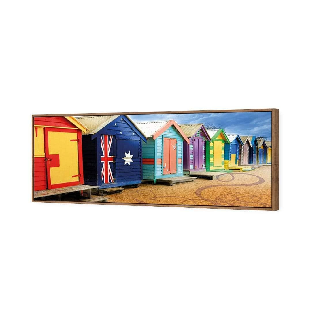 Brighton Beach Boxes, Arty (Long) - Wall Art Designs - 377_DL_H WAD_CP - MPY - 260 - M - S - S_60x20_S - 1550 - NAT