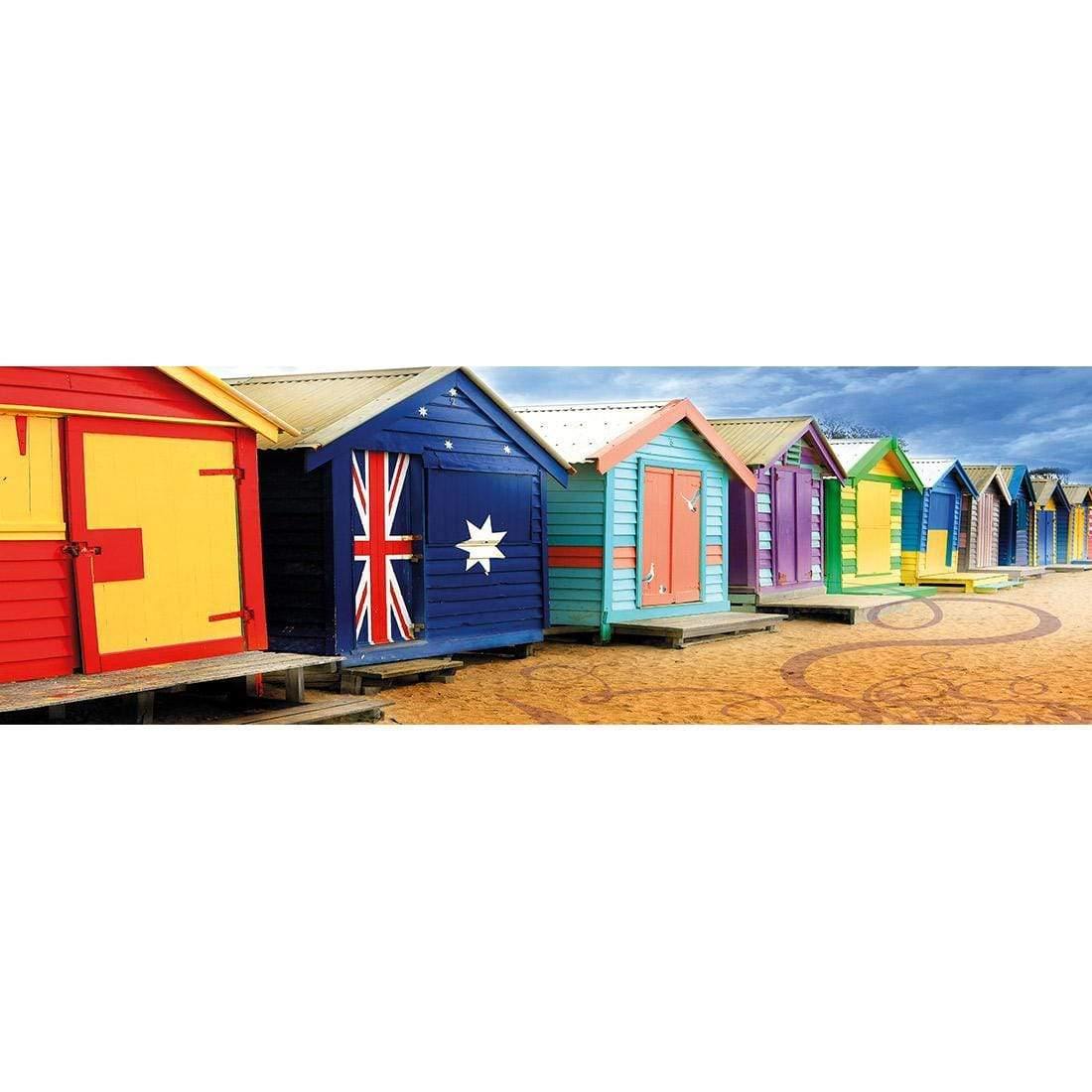 Brighton Beach Boxes, Arty (Long) - Wall Art Designs - 377_DL_H WAD_CP - MPY - 260 - M - S - S_60x20_NONE