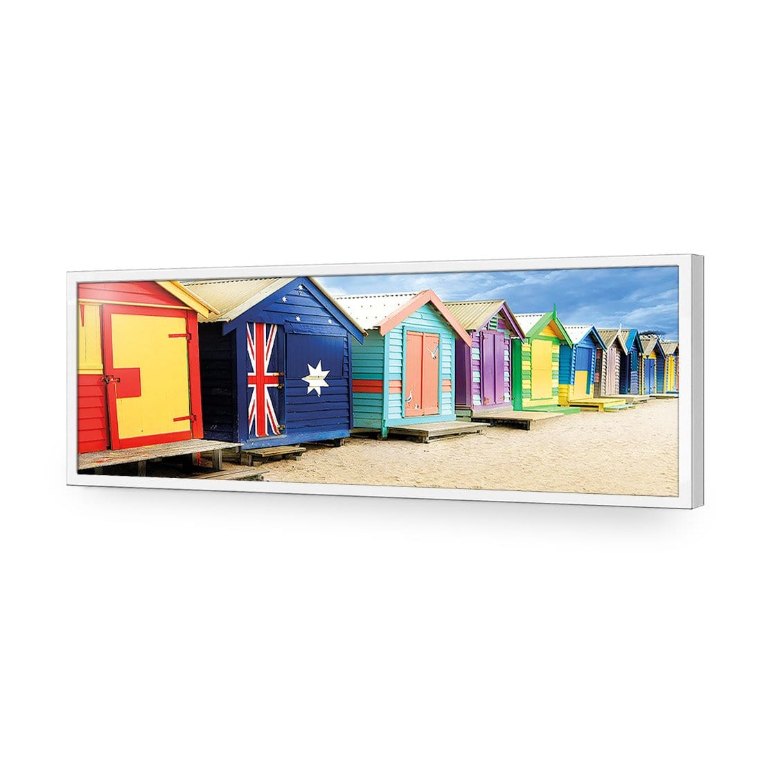 Brighton Beach Boxes (Long) - Wall Art Designs - 377_AL_H WAD_AP - 030 - EDG_90x30_S - 2538 - WHT