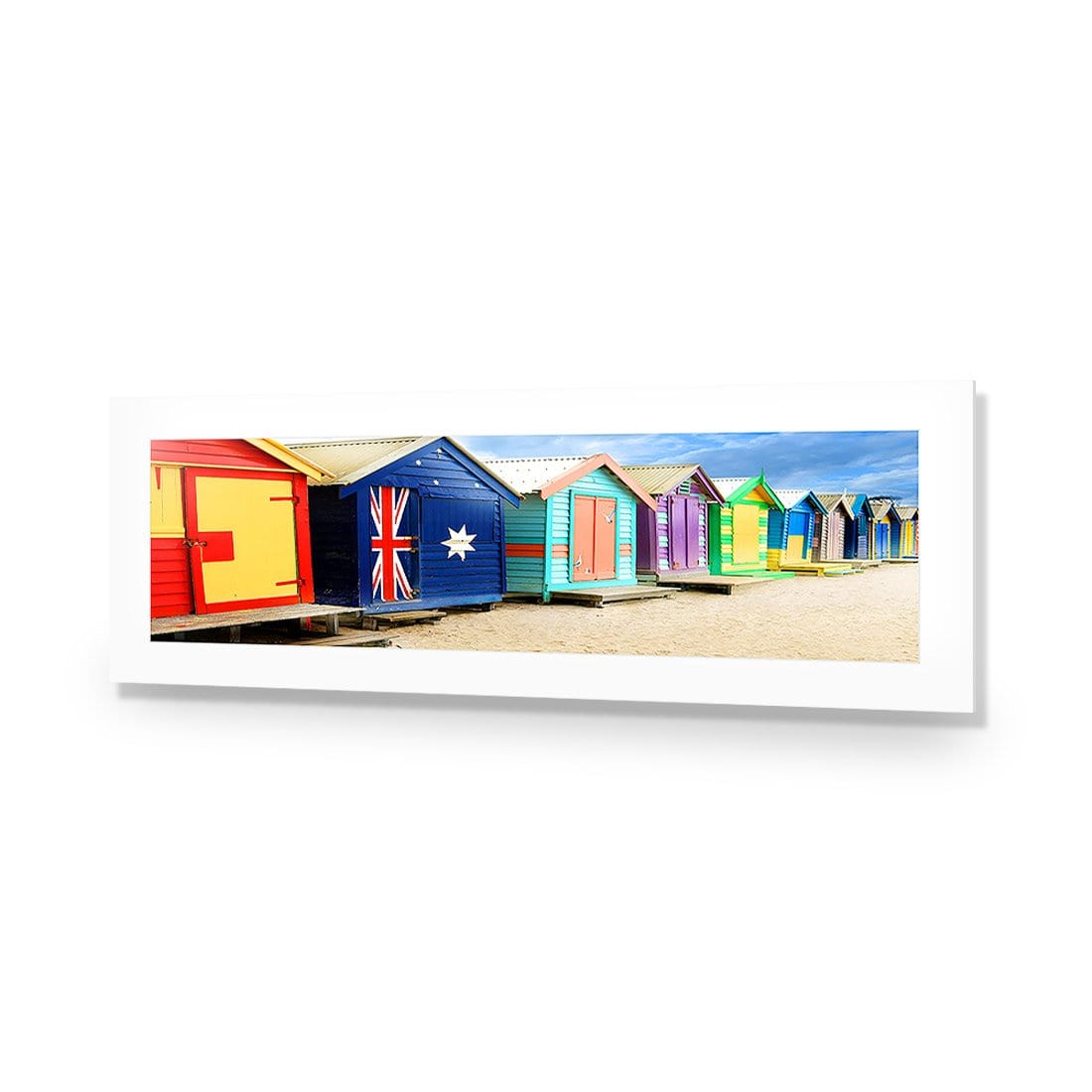 Brighton Beach Boxes (Long) - Wall Art Designs - 377_AL_H WAD_AP - 030 - MAT_90x30_NONE