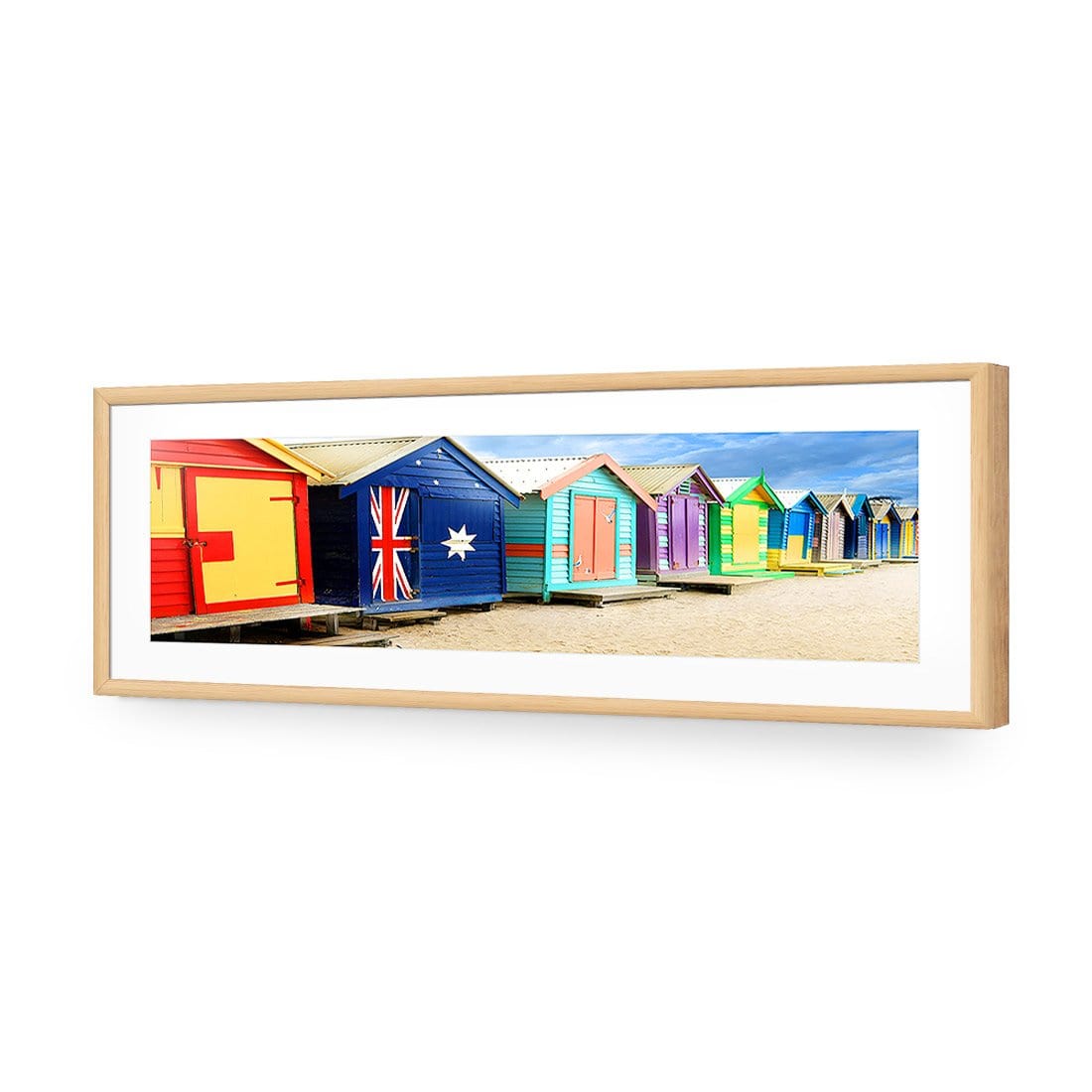 Brighton Beach Boxes (Long) - Wall Art Designs - 377_AL_H WAD_AP - 030 - MAT_90x30_S - 2538 - OAK