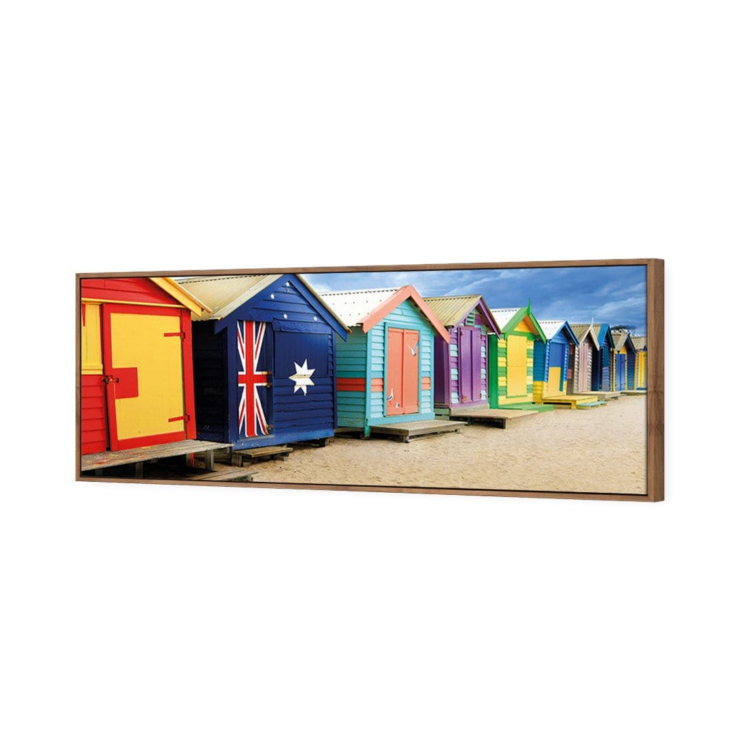 Brighton Beach Boxes (Long) - Wall Art Designs - 377_AL_H WAD_CP - MPY - 260 - M - S - S_60x20_S - 1550 - NAT