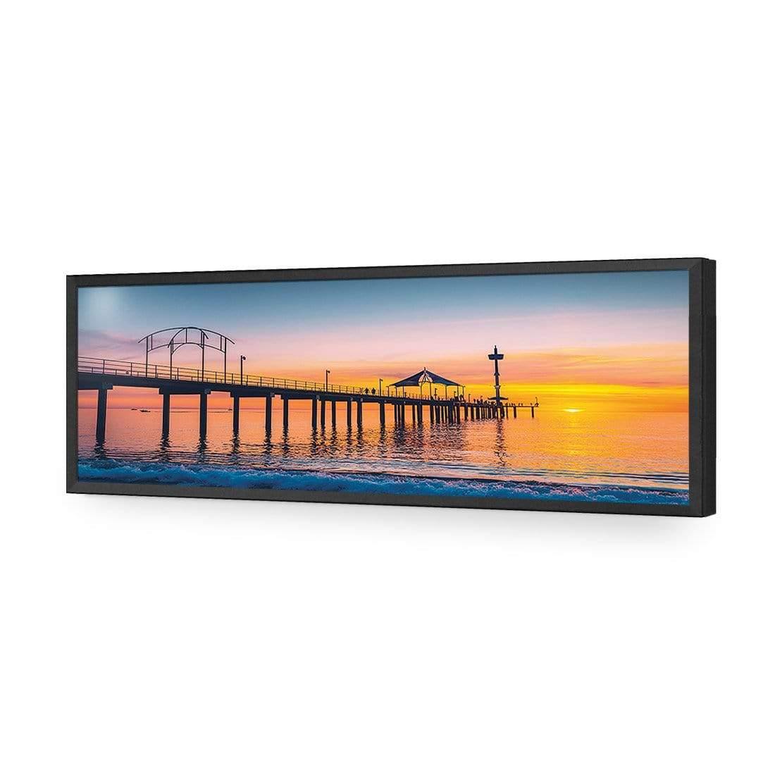 Brighton Jetty Sunset (Long) - Wall Art Designs - 2920_AL_H WAD_AP - 030 - EDG_90x30_S - 2538 - BLK