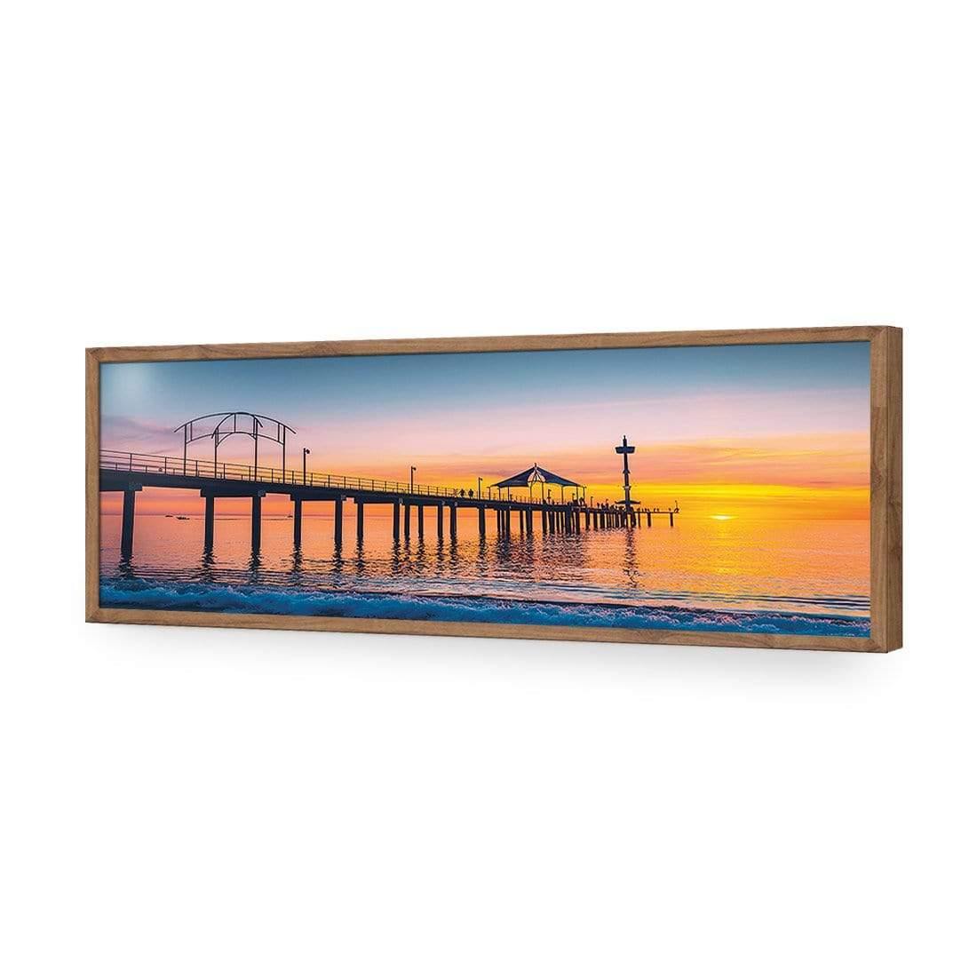 Brighton Jetty Sunset (Long) - Wall Art Designs - 2920_AL_H WAD_AP - 030 - EDG_90x30_S - 2538 - NAT