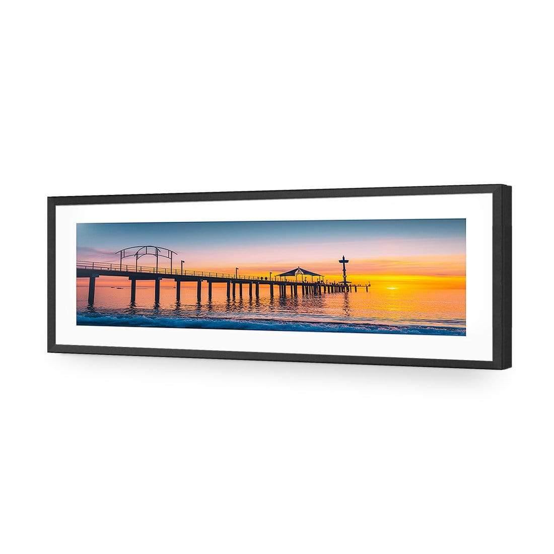 Brighton Jetty Sunset (Long) - Wall Art Designs - 2920_AL_H WAD_AP - 030 - MAT_90x30_S - 2538 - BLK