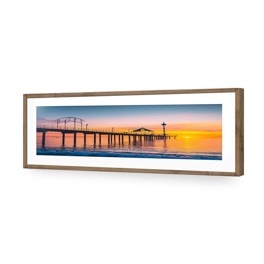 Brighton Jetty Sunset (Long) - Wall Art Designs - 2920_AL_H WAD_AP - 030 - MAT_90x30_S - 2538 - NAT